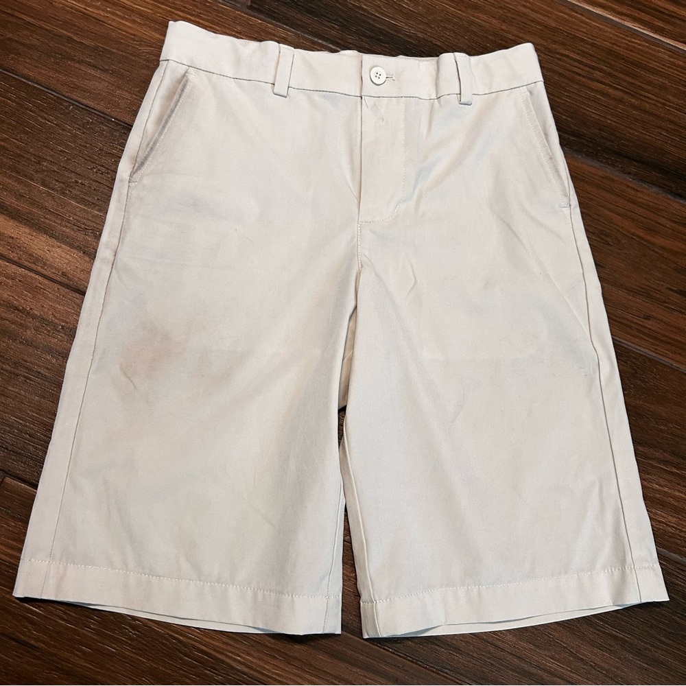 Vineyard Vines Boys Khaki Shorts‎ Performance Adjustable Waist 10 Pockets